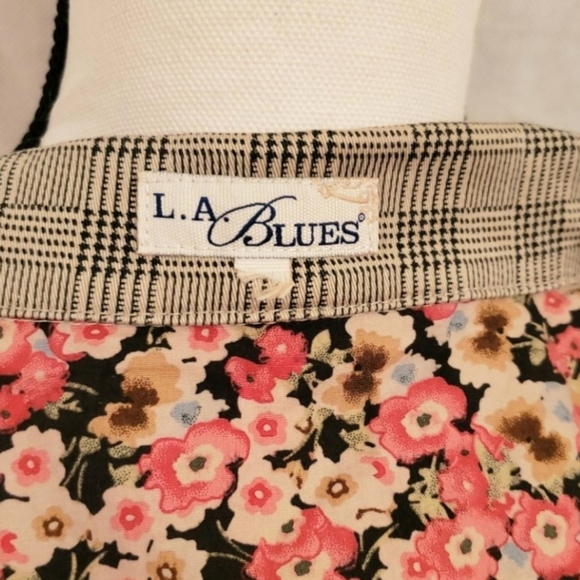 LA Blues Patterned Button Down Blazer Size Small - Picture 3 of 4